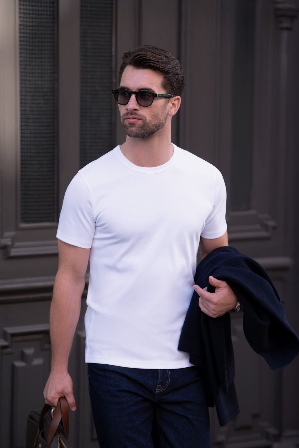 Santa Monica Men White SS26 Modelimage