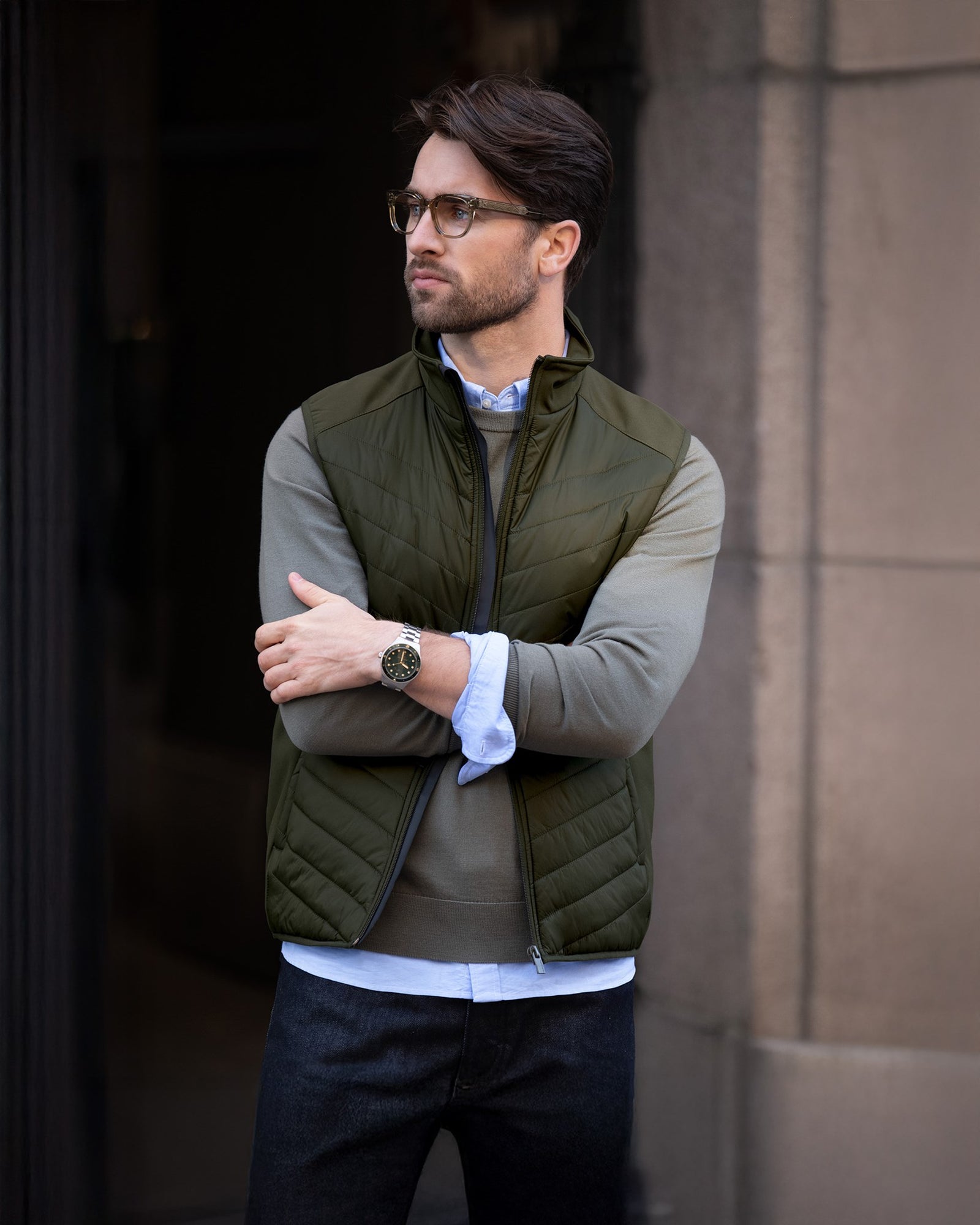 Benton Men Black Back