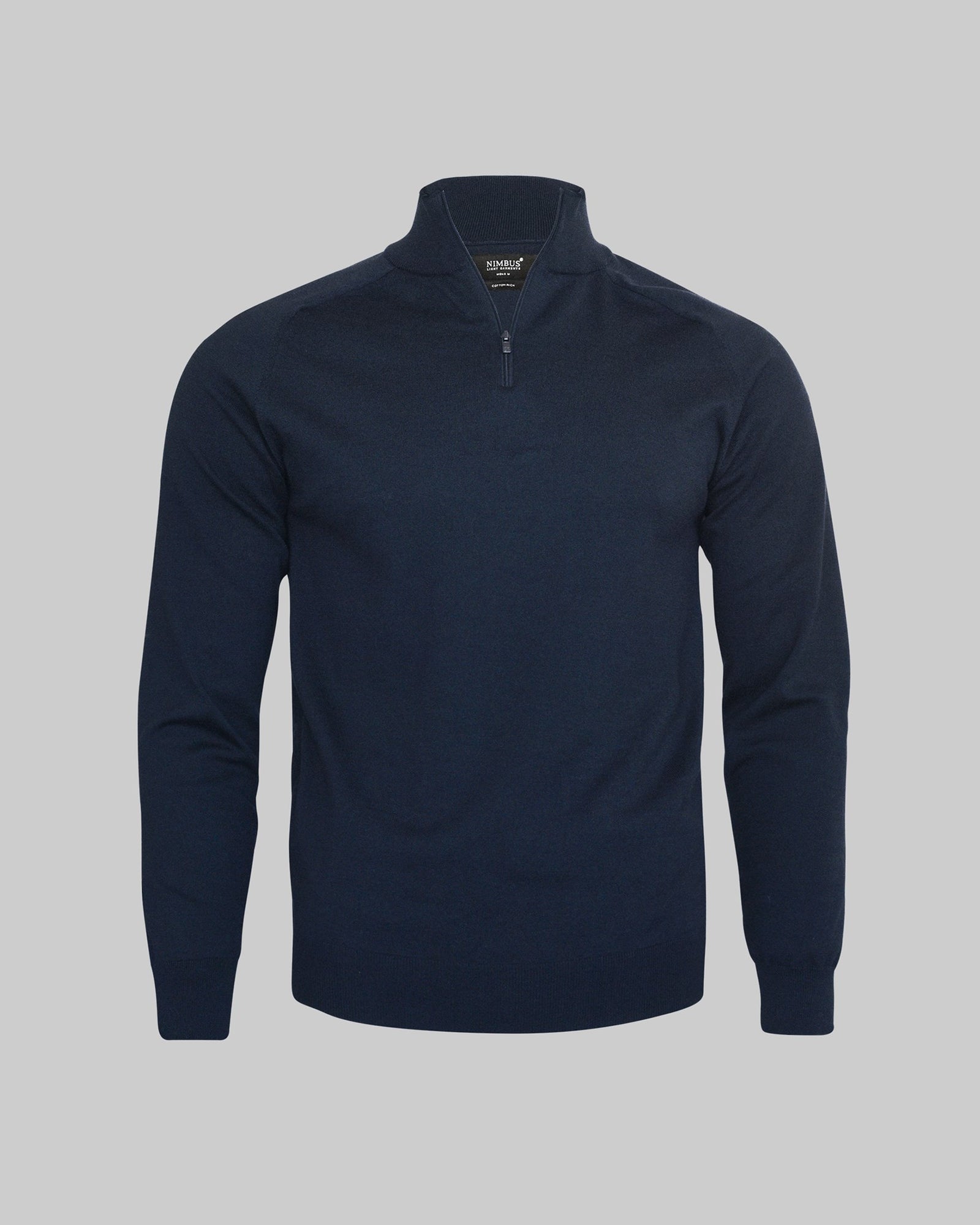 Brighton 1 4 Zip Men Navy Back