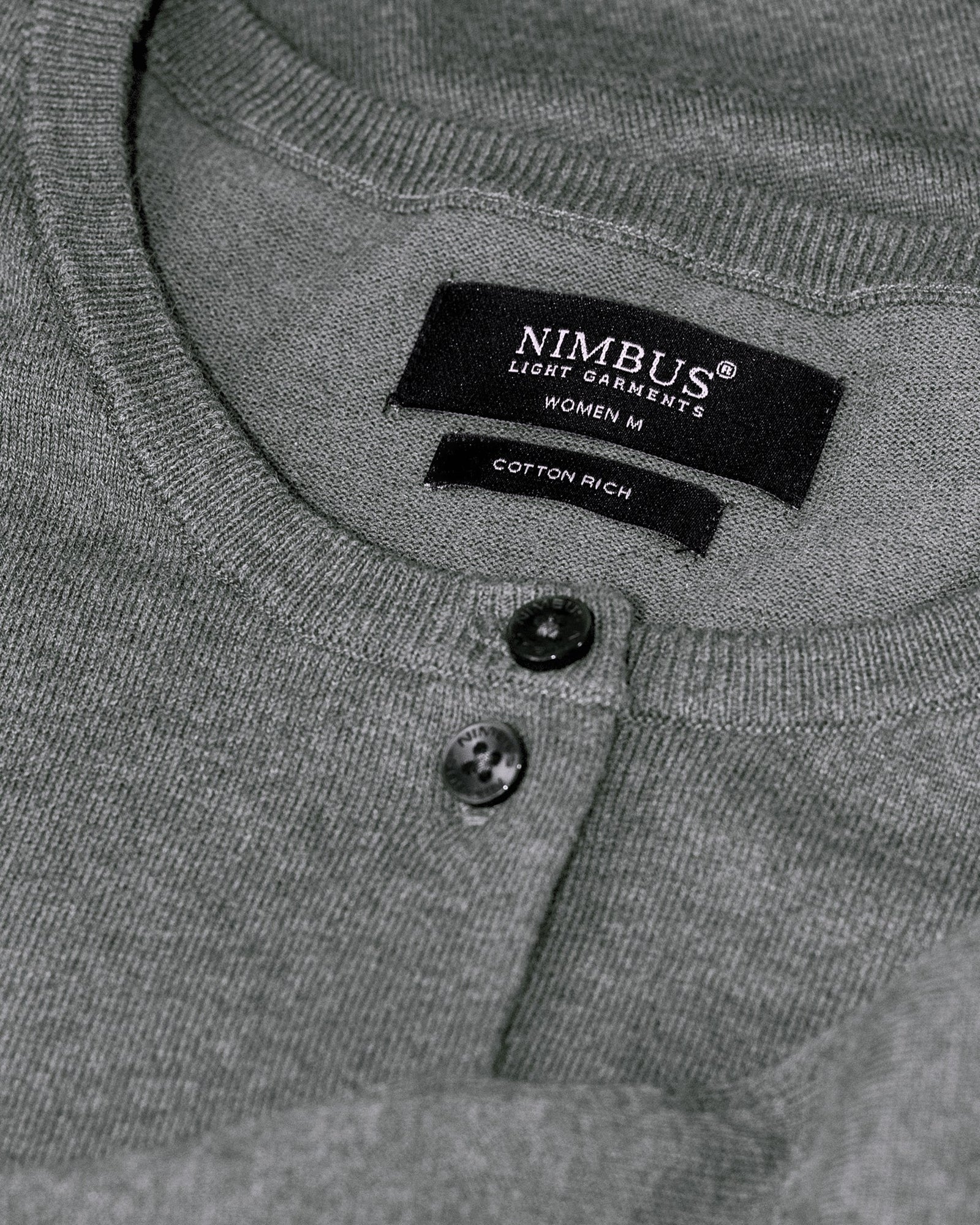 Brighton Cardigan Women Grey Melange Back