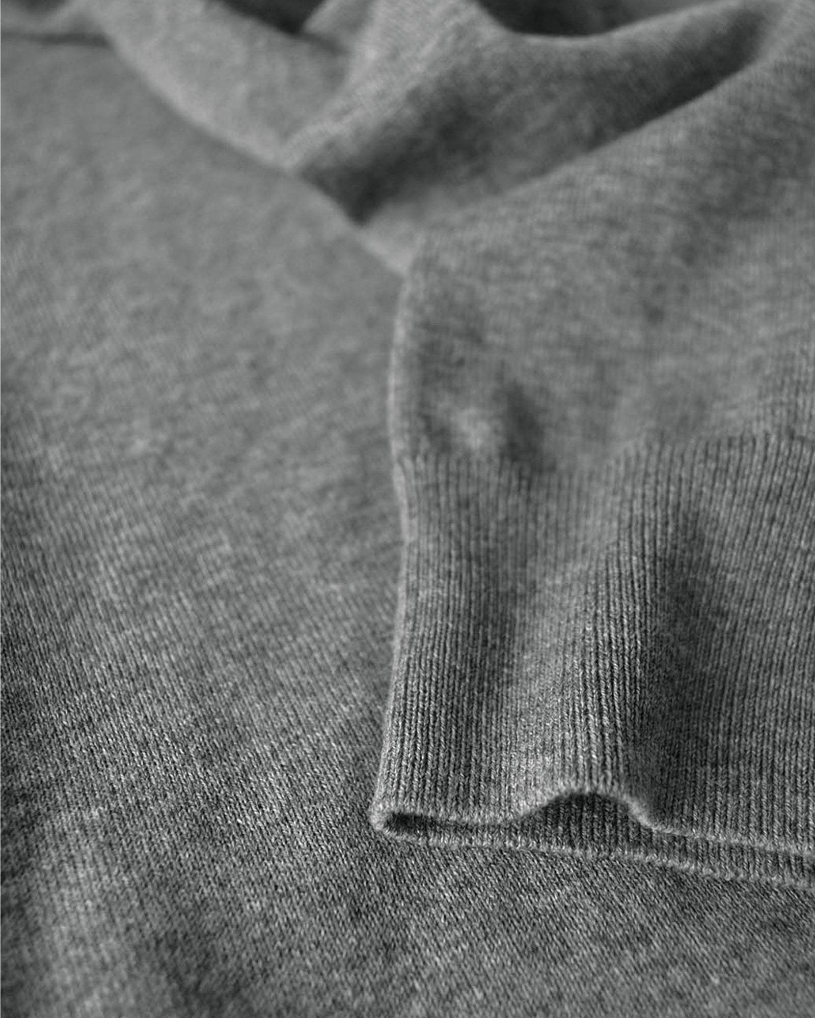 Brighton O Neck Women Grey Melange Back