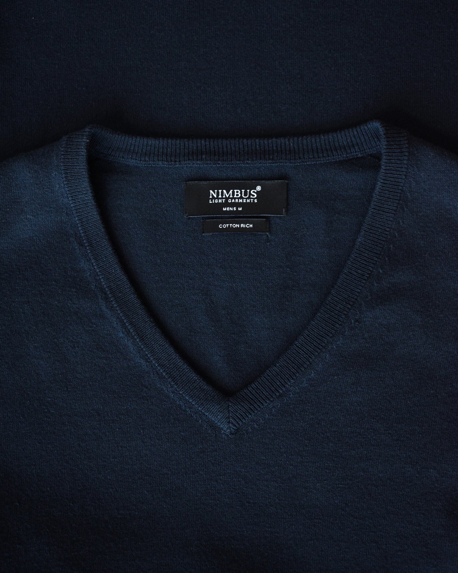 Brighton V Neck Men Navy Back