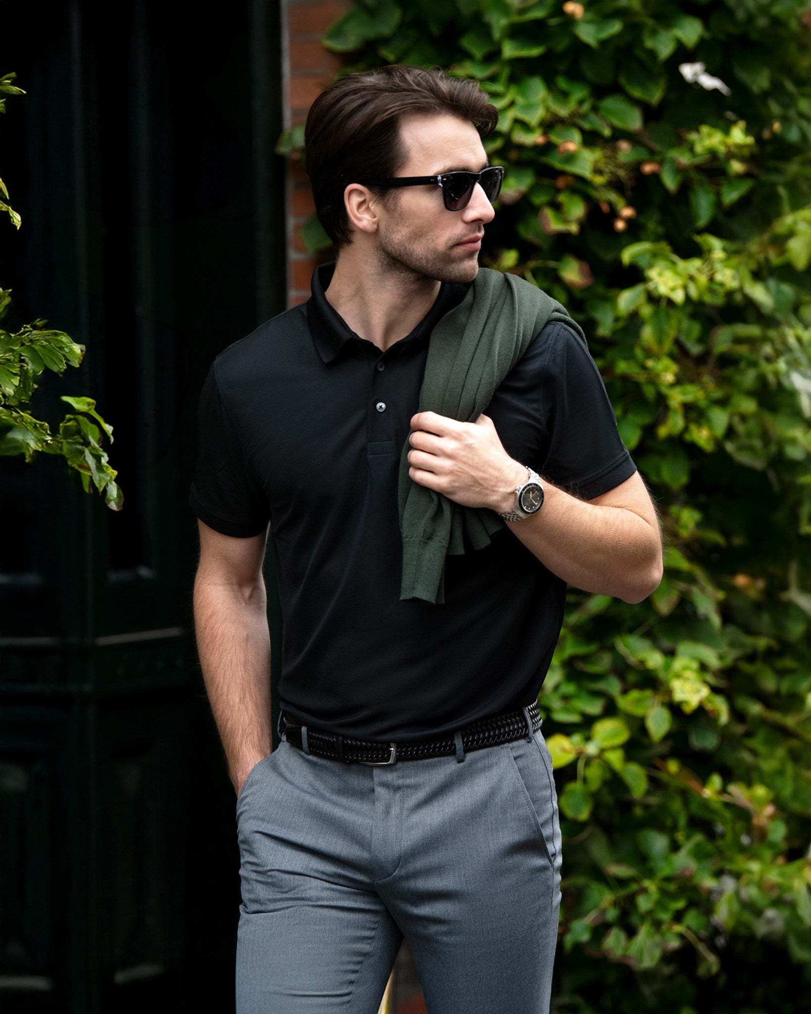 Clearwater Men Black SS24 Modelimage