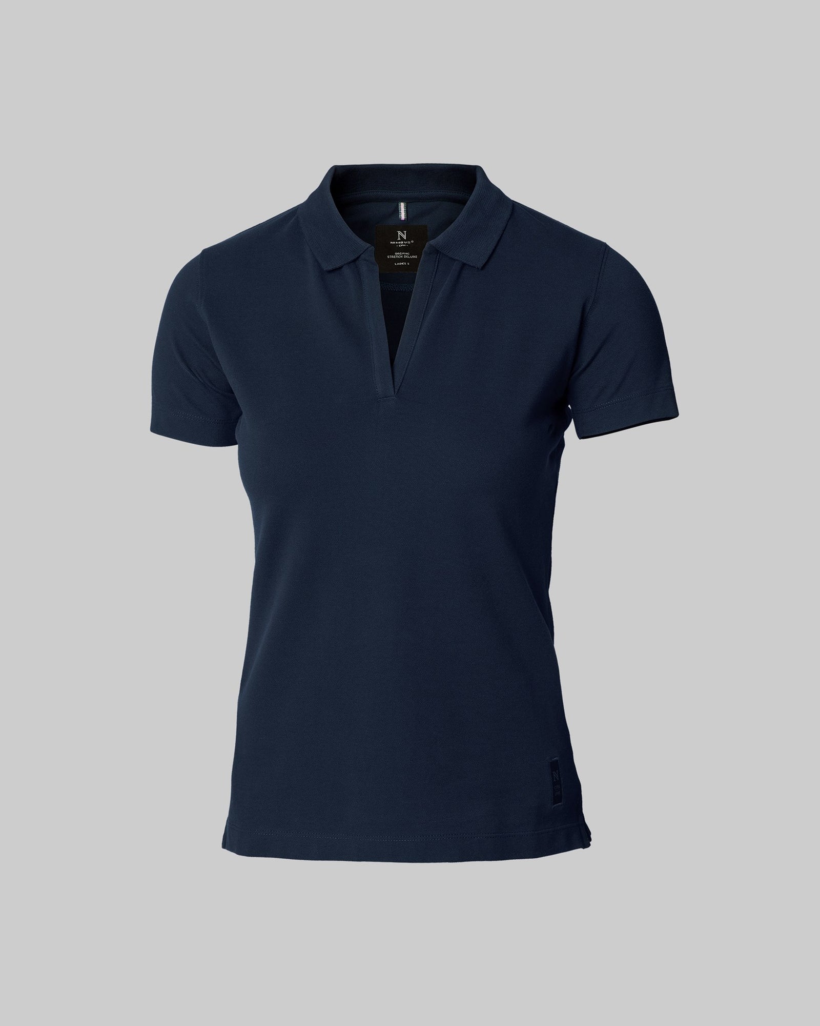 Harvard V Neck Women Navy Back