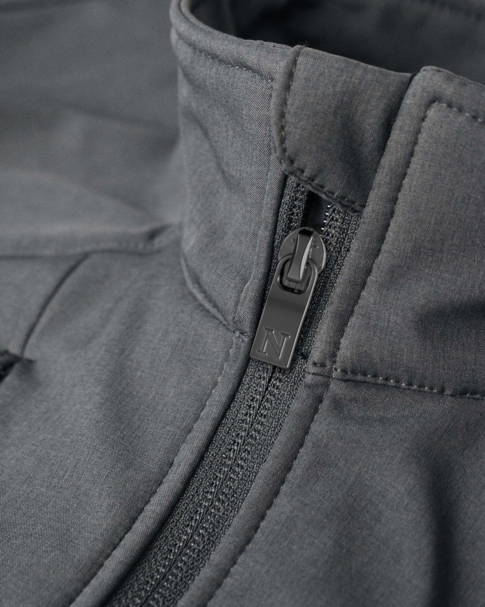 Livingston Men Grey Melange Back
