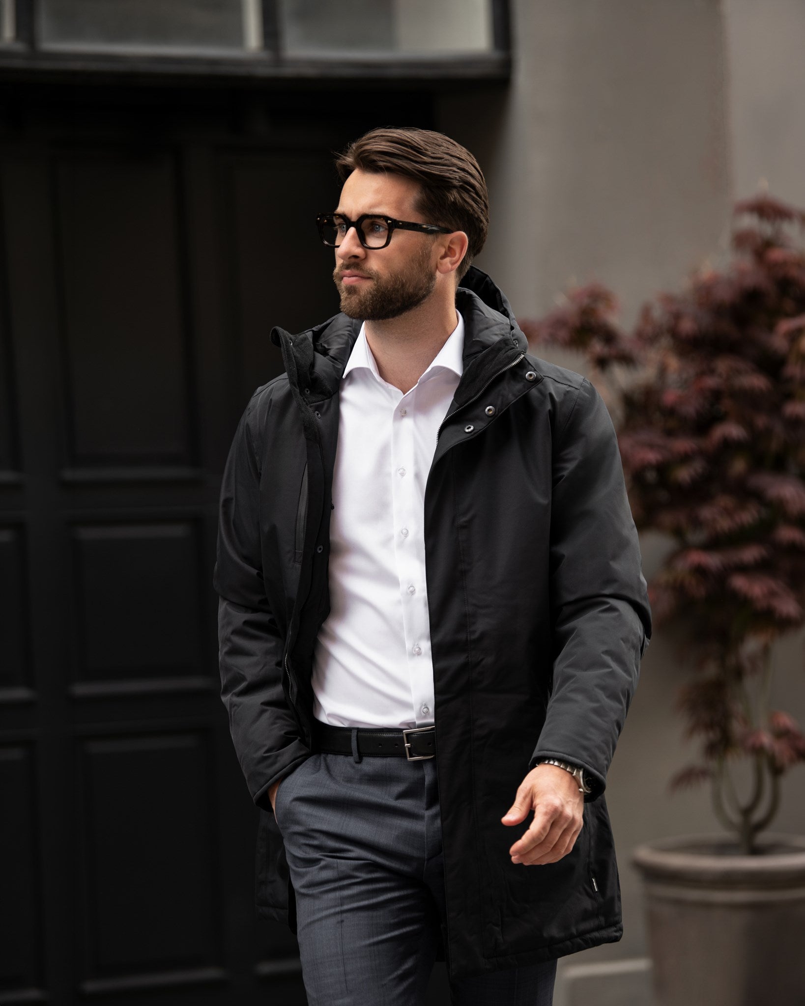 Mapleton Men Black AW25 Modelimage (1)
