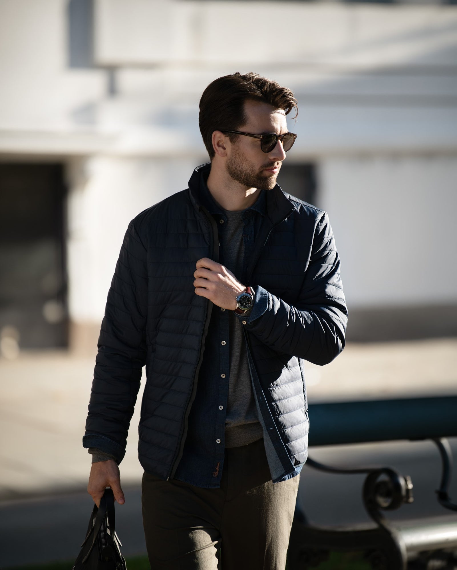 Olympia Men Navy Back