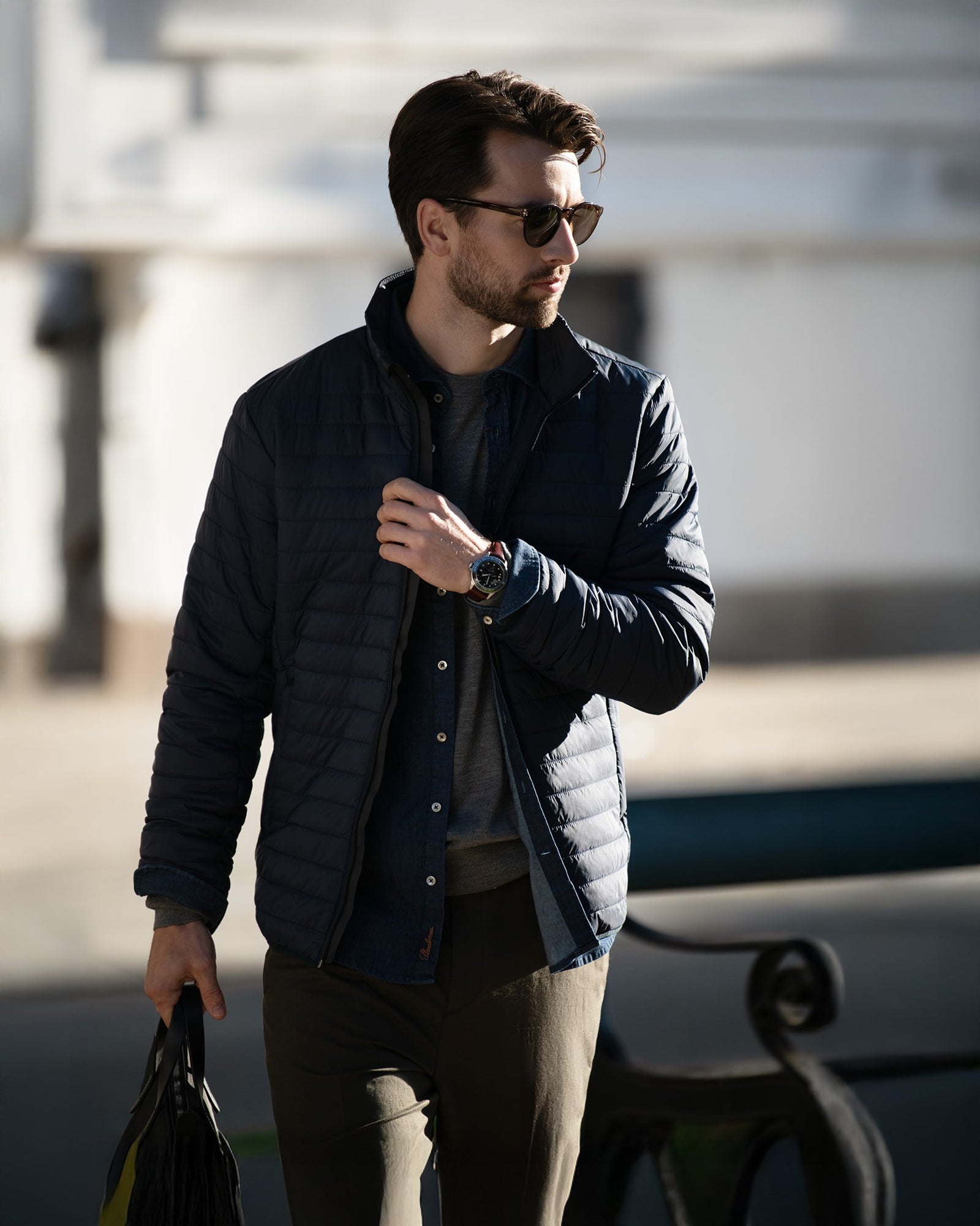 Olympia Men Black Back