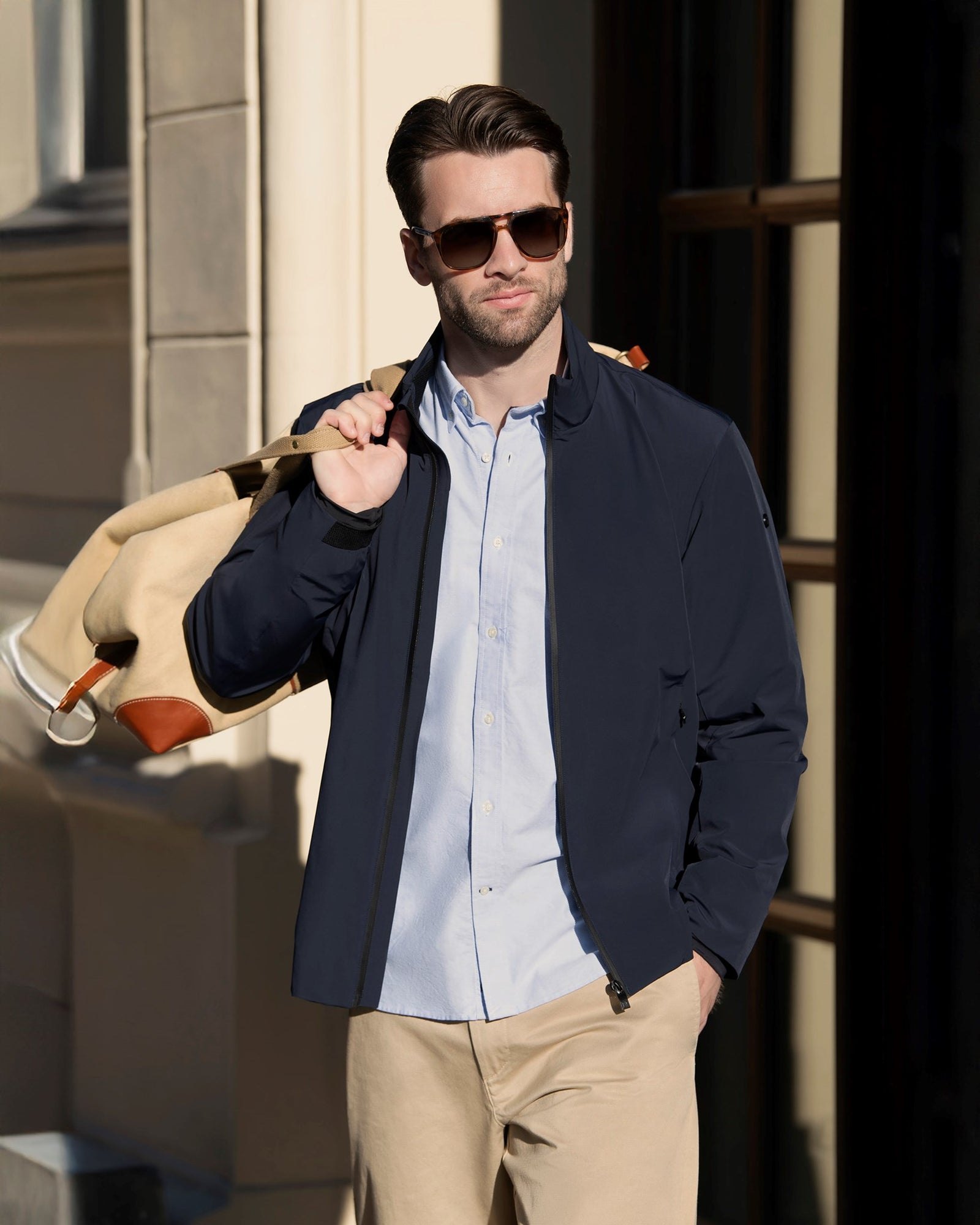 Prescott Men Ice Grey Back