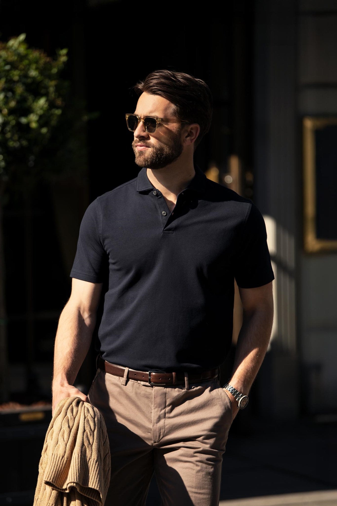 Princeton Men Dark Navy AW25 Modelimage