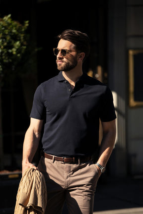 Princeton Men Dark Navy AW25 Modelimage