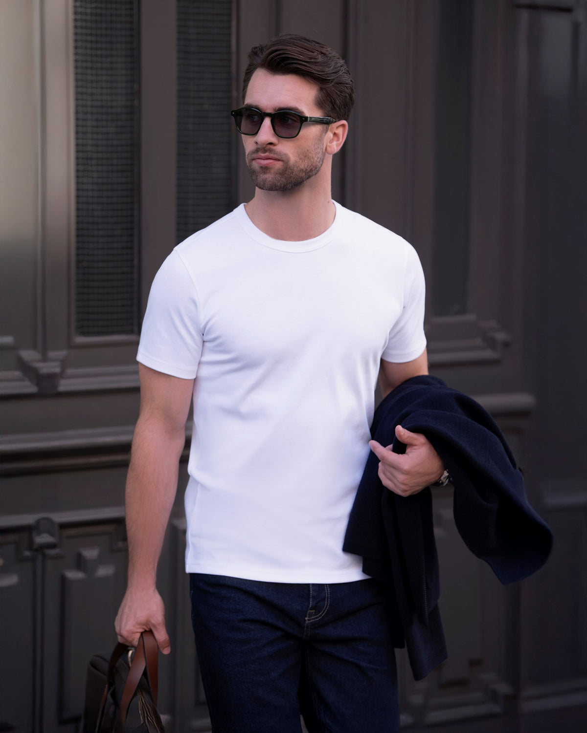 Santa Monica Men White SS26 Modelimage