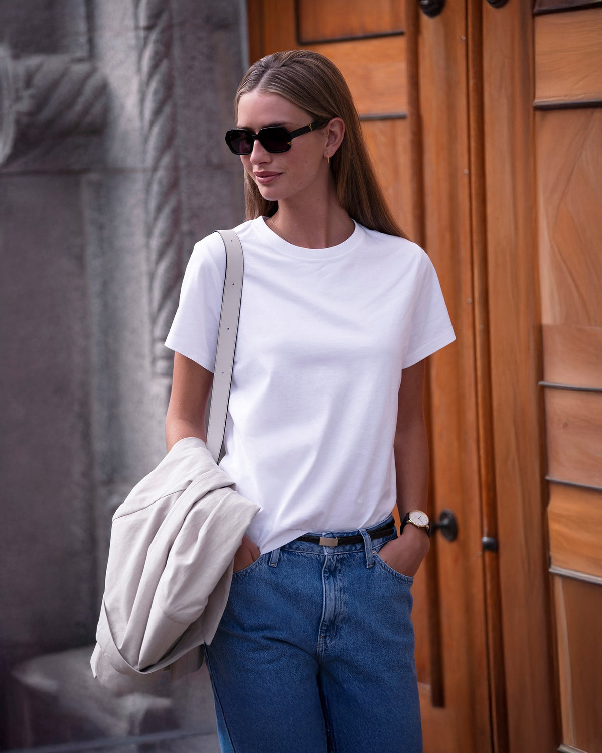 Venice Women White SS26 Modelimage