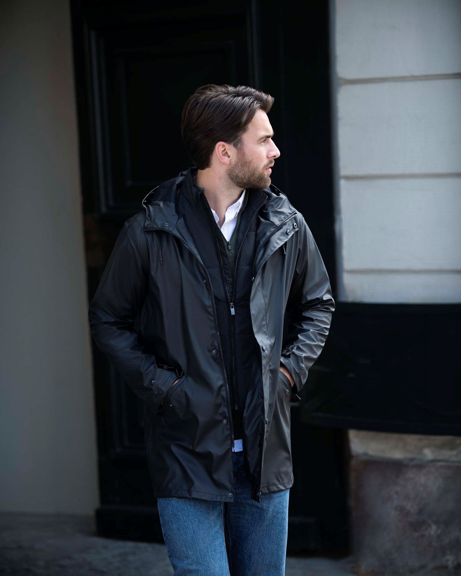 York Unisex Navy Back